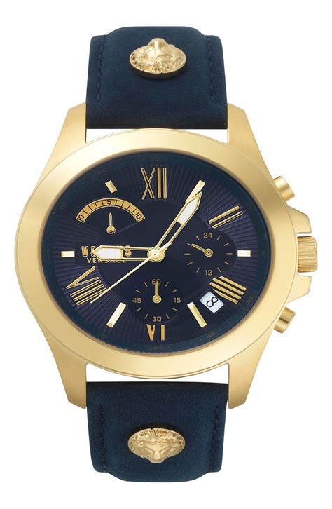 versus versace logo s7607 chrono|versace chronograph watch.